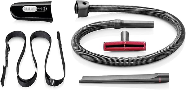 Bosch Zubehör-Set BHZPROKIT, passend für kabellosen Akku-Staubsauger Athlet, XXL-Polsterdüse, extra lange Fugendüse, Tragegurt, Saugschlauch mit Handgriff, leicht, Original-Zubehör, schwarz