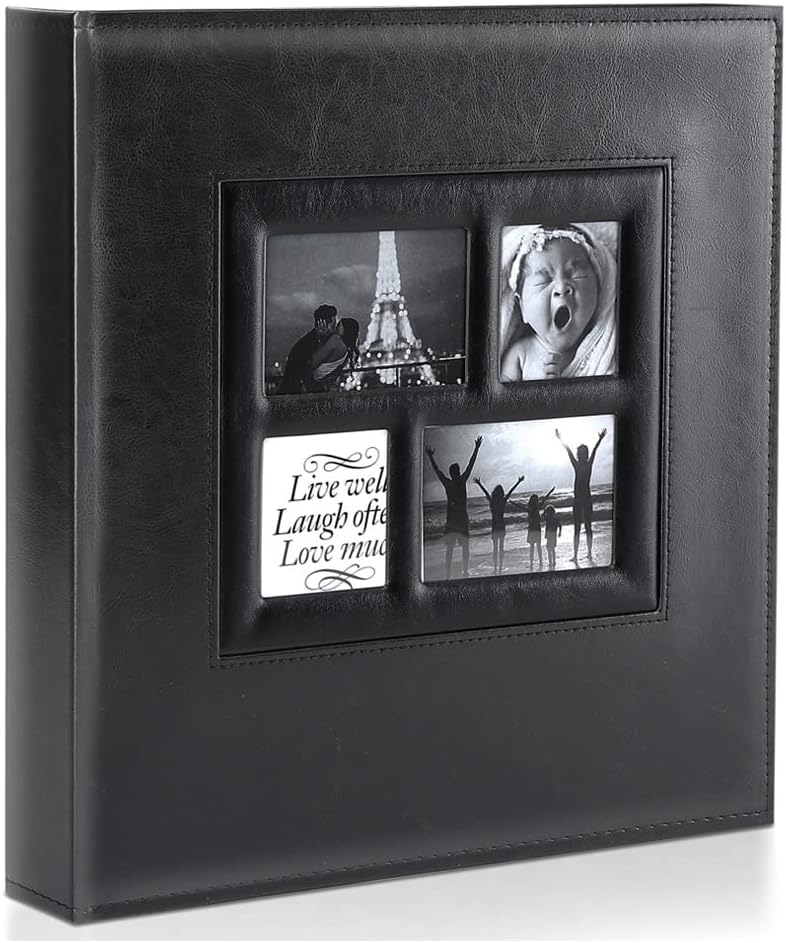 Photo Albums, Frames & Accessories - Ywlake Photo Album 4x6 500 Pockets Photo, Extra Large Capacity Family Wedding Picture Albums Holds 500 Horizontal and Vertical Photos Black