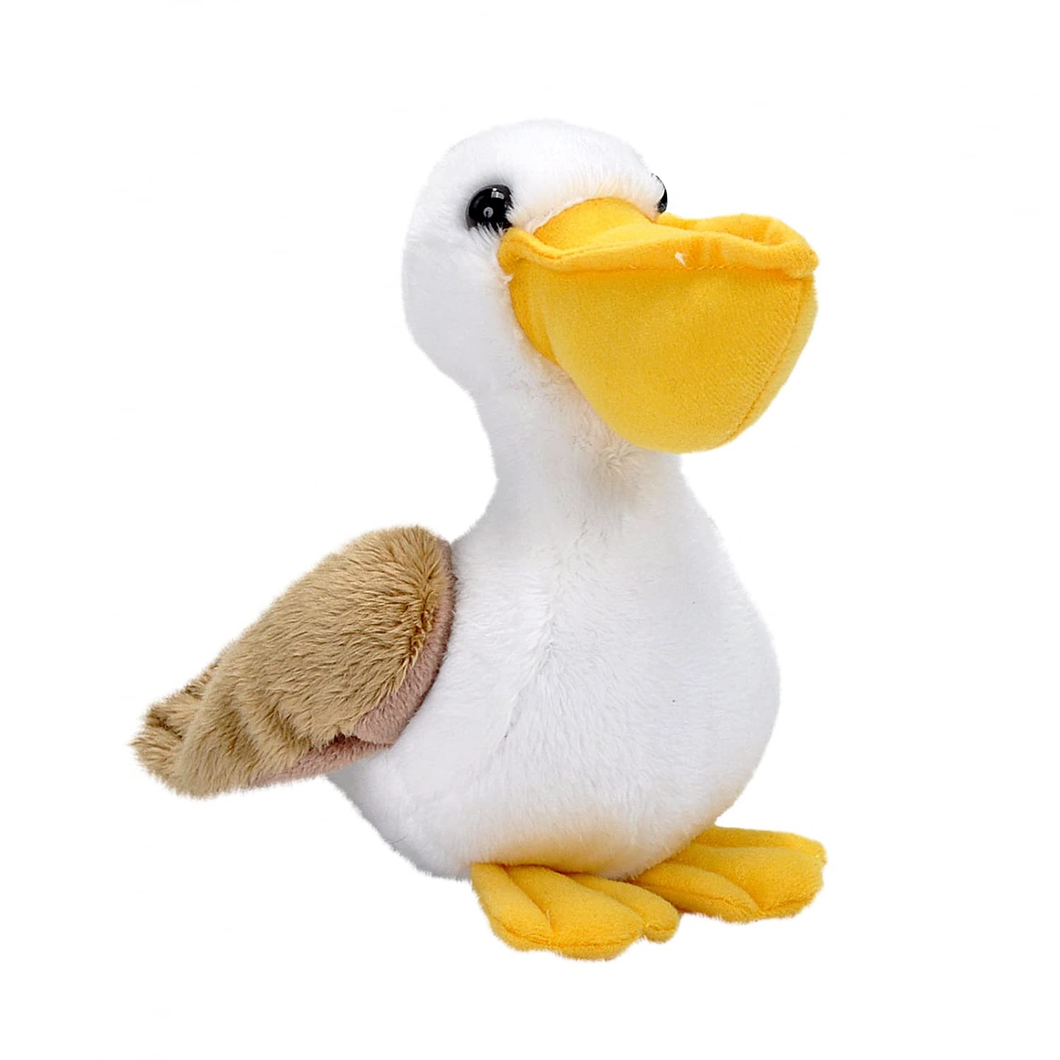 Wild Republic, Pocketkins, Pelican, Stuffed Animal, 5 Inches, Gift for Kids, Plush Toy, Fill is Spun Recycled Water Bottles