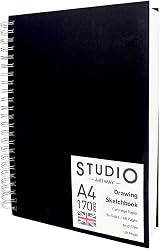 Artway Studio A4 Portrait Sketchbook 48 Pages 170gsm Spiral Bound view 5