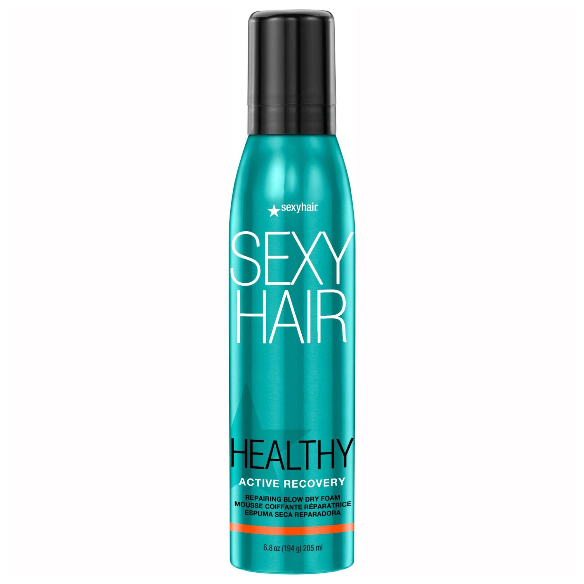 Sexy Hair Strong Active Recovery Repairing Blow Dry Foam, 205 ml