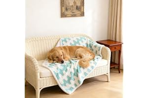 Waterproof Pet Blanket, Double Sided Couch Cover for Sofa Bed Furniture, Protector Cover for Small Medium Large Dogs Cats, 27