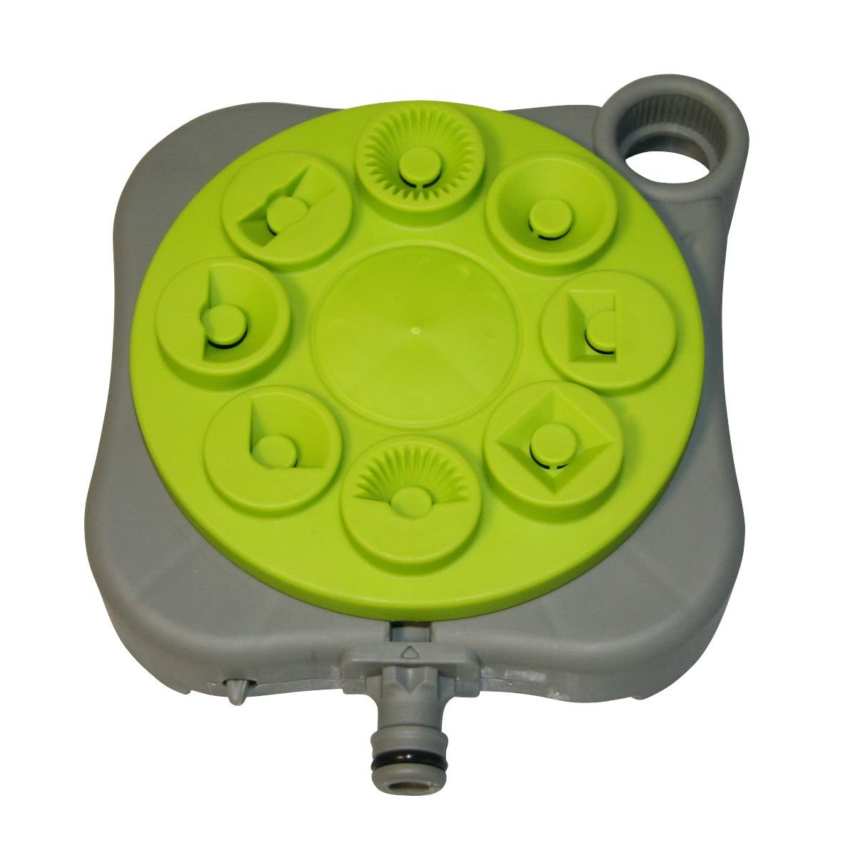 Xclou 8-Pattern Round Garden Sprinkler - Dial Sprinkler for Lawn Irrigation with 360° Option - Multi-Stream Irrigation Sprinkler
