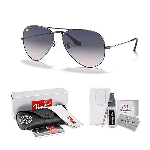 Ray-Ban RB3025 004/78 58MM Crystal Lens POLARIZED Metal Aviator
