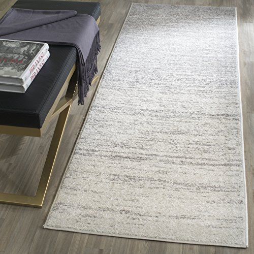 Safavieh ADR113B-260 Adirondack Collection ADR113B Ivory and Silver (2'1" x 6') Runner