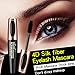 Turelifes 4D Silk Fiber Lash Mascara Make a Curl, Thick & Long Eyelash Waterproof and Smudge-proof Eyes Makeup Black (MACFEE)