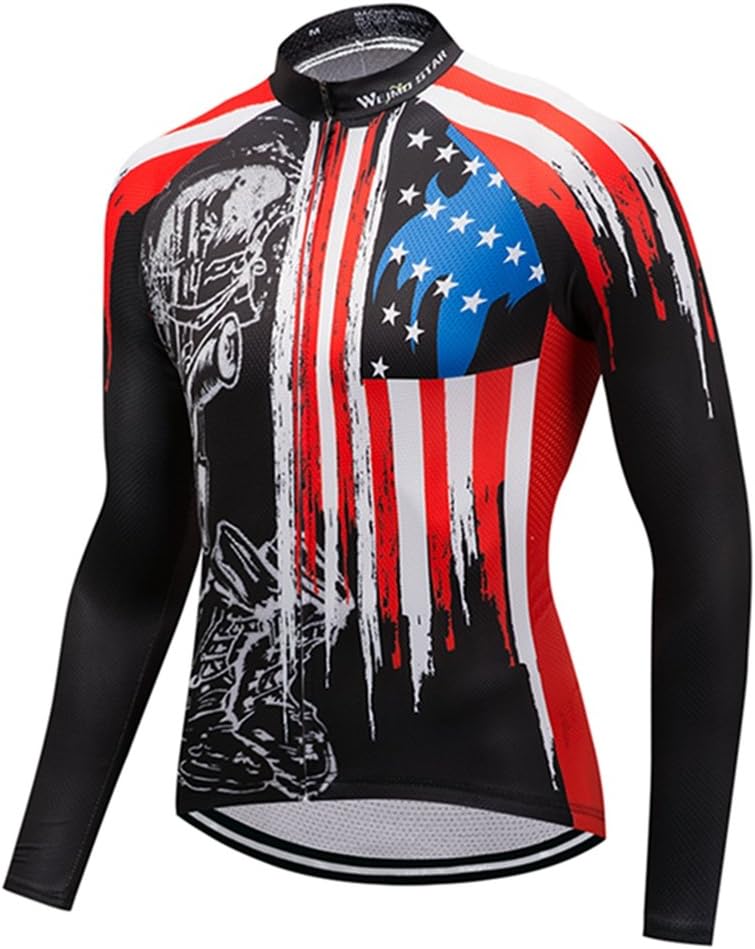 Men's Cycling Jersey Long Sleeve Breathable Biking Shirts Gear Style Buy Online at Best Price