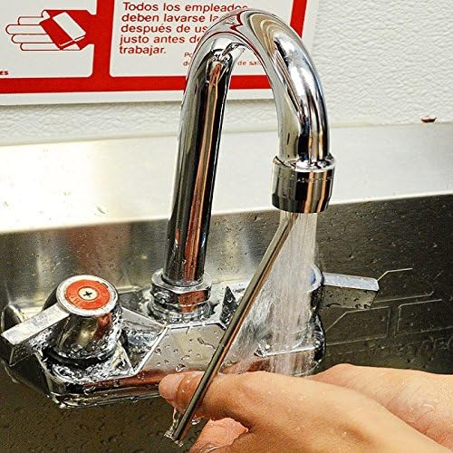 INSTANT-OFF PRO LR 5" Automatic Water Control for Hand-Wash Sinks -Instantly Stops Water Flow Without Faucet Handles- On- Off Only -For Tall Faucets -Deep Sinks Stop Drippy Faucets
