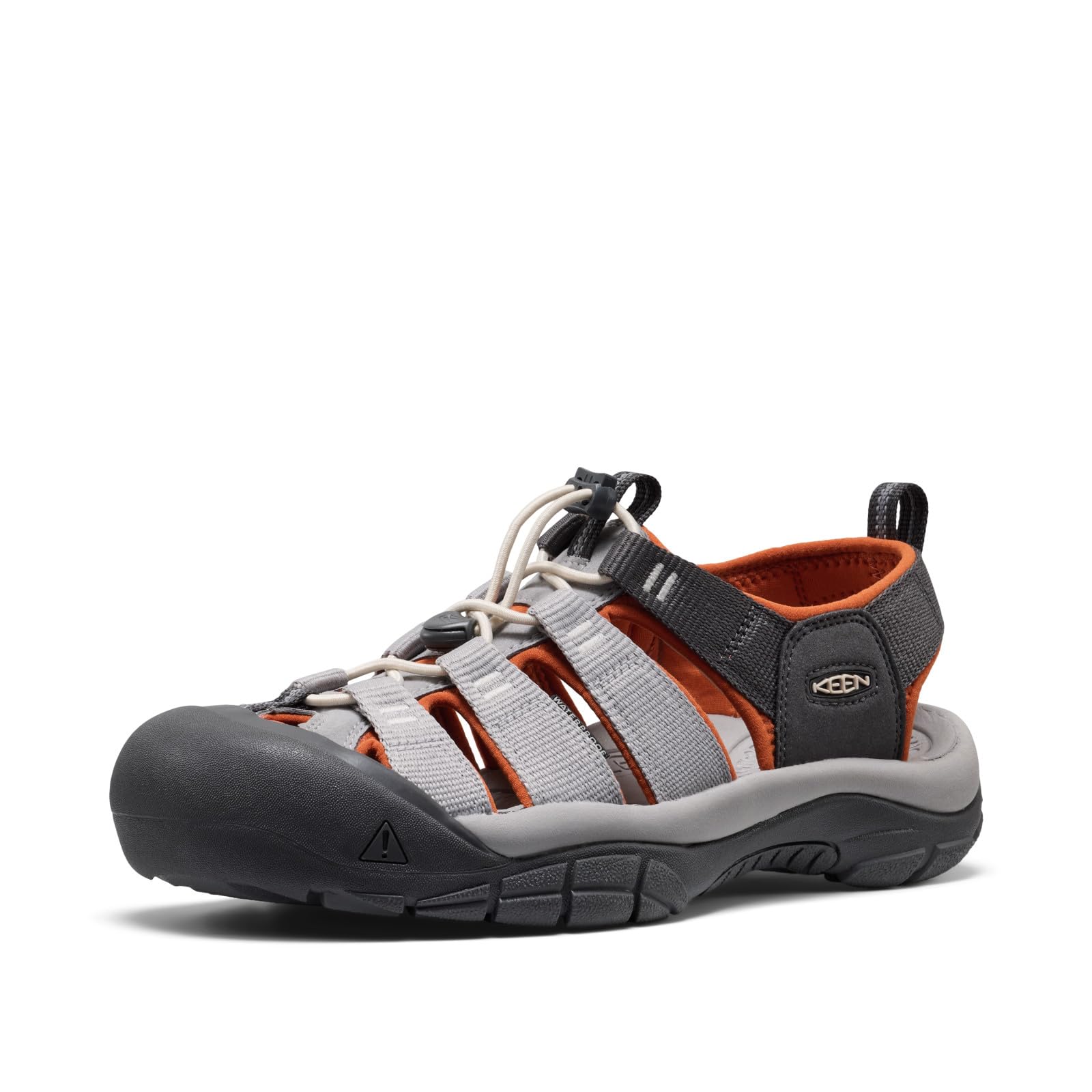 KEEN Men’s Newport H2 Closed Toe Water Sandals, Tri-Block Alloy, 13