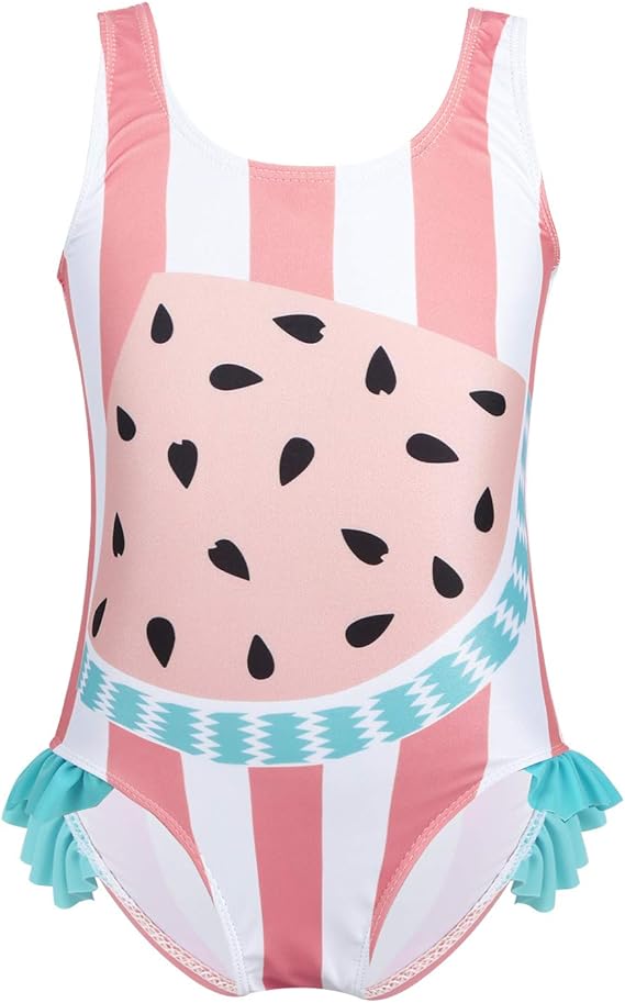 iixpin Ropa de Baño Traje de una Pieza para Niñas (18Meses- 6Años) Ropa