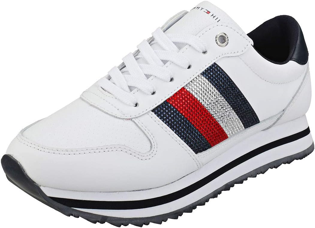 tommy retro crystal sneaker