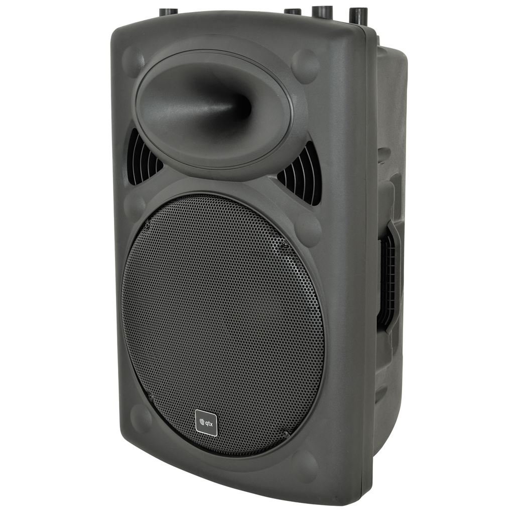 qtx 400W Active Speaker with Built-In Amplifier and Input Section