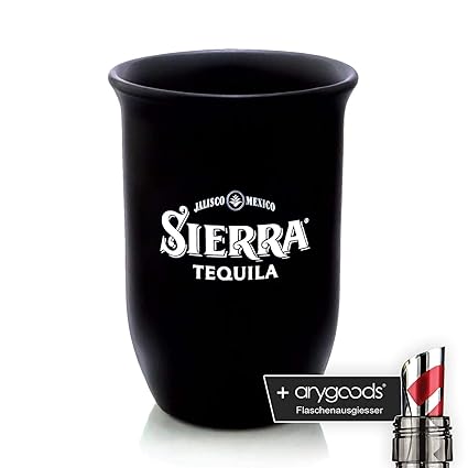 Sierra Tequila Cristal/vasos Cocktail Cristal Tono negro ...