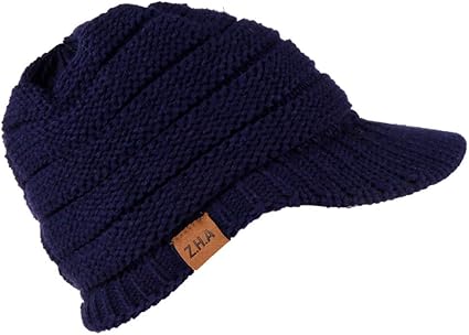 knit baseball hat