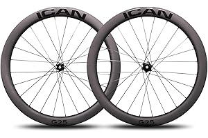 ICAN 700C G24SL/G25(SL) Carbon Gravel Bike Wheelset Disc Brake 40mm Depth/50mm Depth-25mm Inner Width