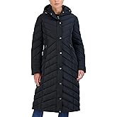 Madden Girl Womens Maxi Puffer Winter Coats - Long Quilted Jackets for Women Weather Resistant Puffer Parka Hooded Jacket