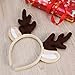 Tinksky Reindeer Antler Hair Hoop Christmas Kids Headband Headwear for Children Christmas Costume Party