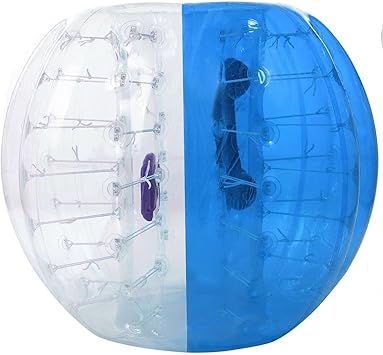 Amazon Co Jp Oanon 空気注入式バンパーボール 直径1 2m 4フィート 1 5m 5フィート バブルサッカーボール 膨らませるおもちゃ 子供 ティーン 大人用 ホワイト ブルー 1 5m スポーツ アウトドア