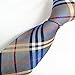 MINDENG Tartan Wool Tie Orange Check Business Men's Silk Neckties Leisure Ties