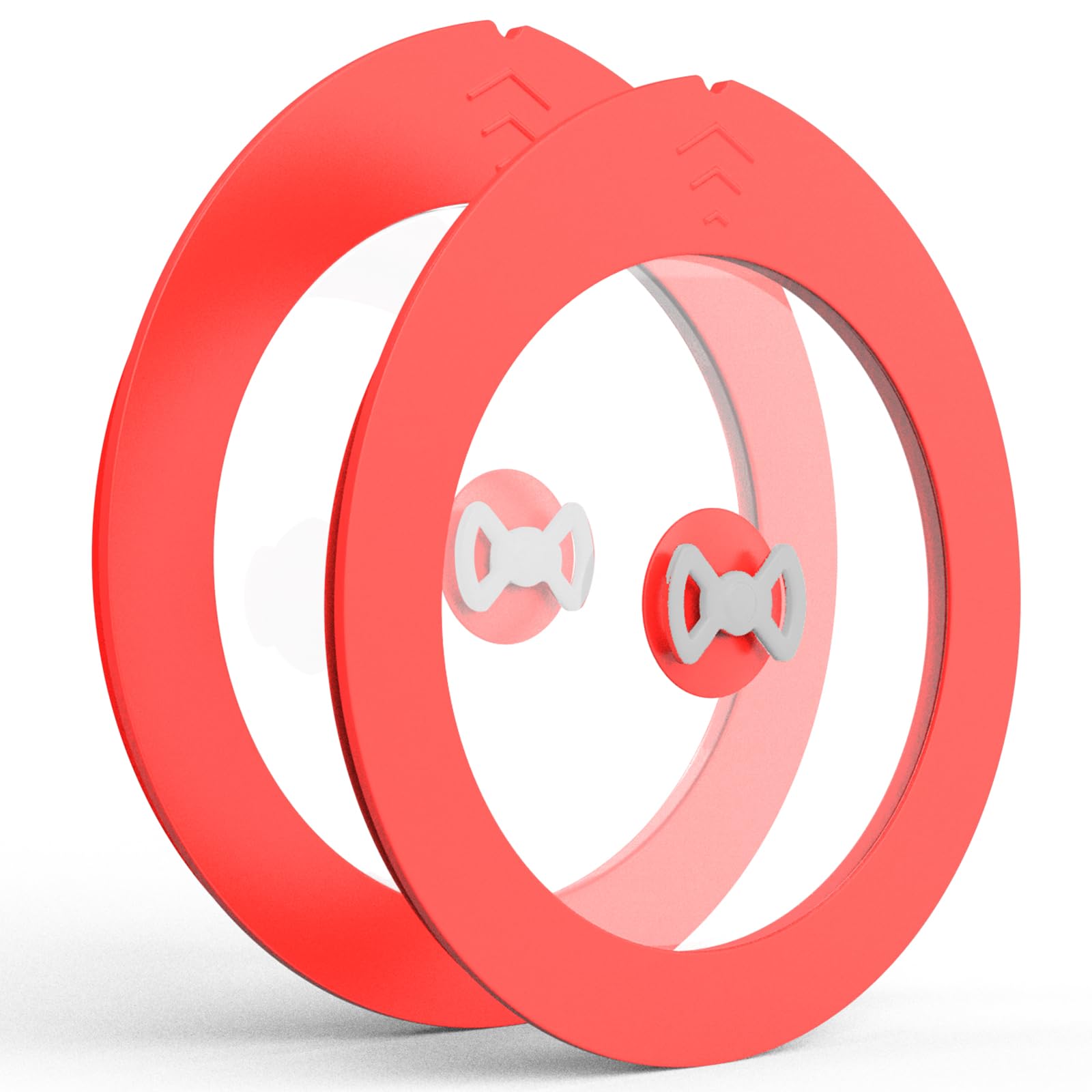 Photo 1 of 2 Pack Replacement Lids for Pyrex 7200-PC 2 Cup Glass Containers Bowl Silicone Storage Cover Leakproof Red