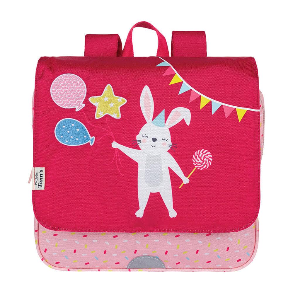 L'Ecole des Tann's Personnage Soft School Bag L'Ecole des Tann's - Pink Fun fair, Cartable de 29 cm, Rose