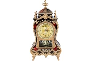 ZJchao Antique Clock,Vintage European-Style Table Desk Clock,Wall Clock with Pendulum and Chimes for Home Decoration Table Cl