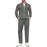 COOFANDY Mens 2 Piece Tracksuit Casual Sweatsuits Full Zip Track Suits Jogging Athletic Suit Sets