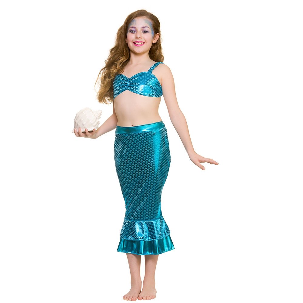 Girls Magical Mermaid Fancy Dress Costume - Small (3-4 Years)