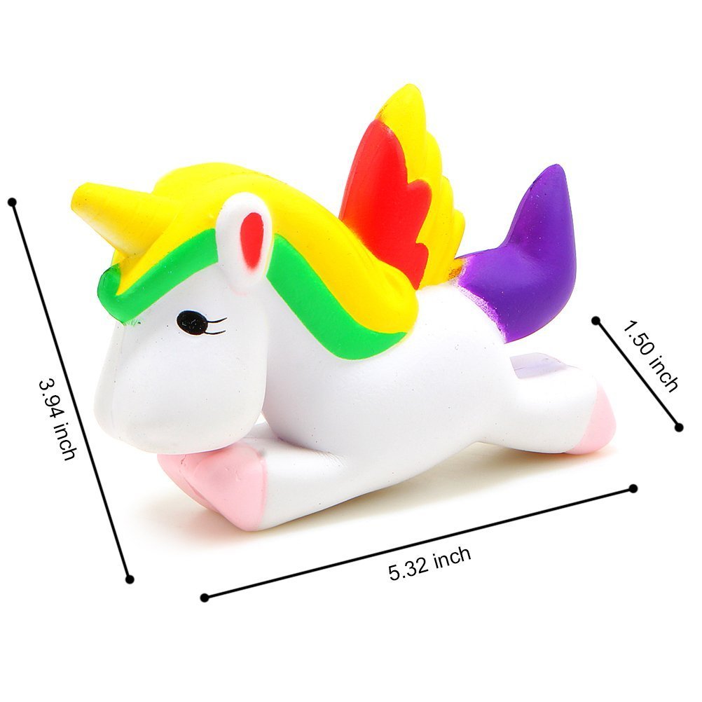 TrendSettings Squishy Unicorn Toy - Slow Rising - Stress Relief For Kids