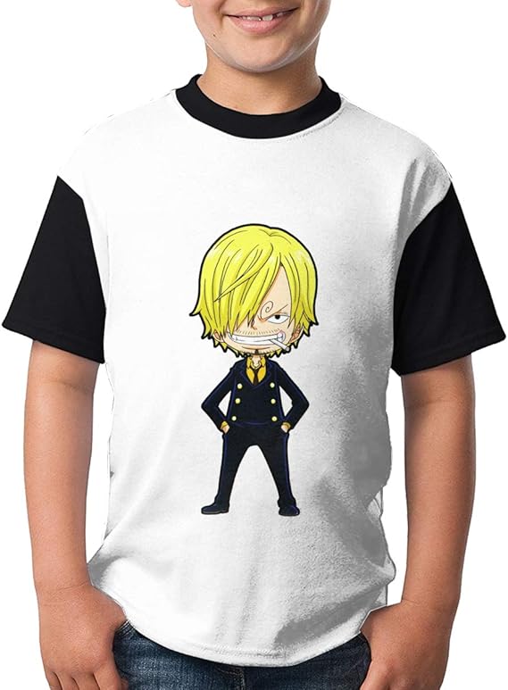 Amazon Co Jp One Pieceサンジ 子供tシャツ 半袖 かわいい アニメ 日常服 夏 男の子 女の子 薄手 通気性 柔らかい 子供服 Tシャツ 服 ファッション小物