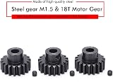 Keenso 18T Steel Pinion Motor Gear 8mm Shaft for RC Car Racing Maintenance view 4