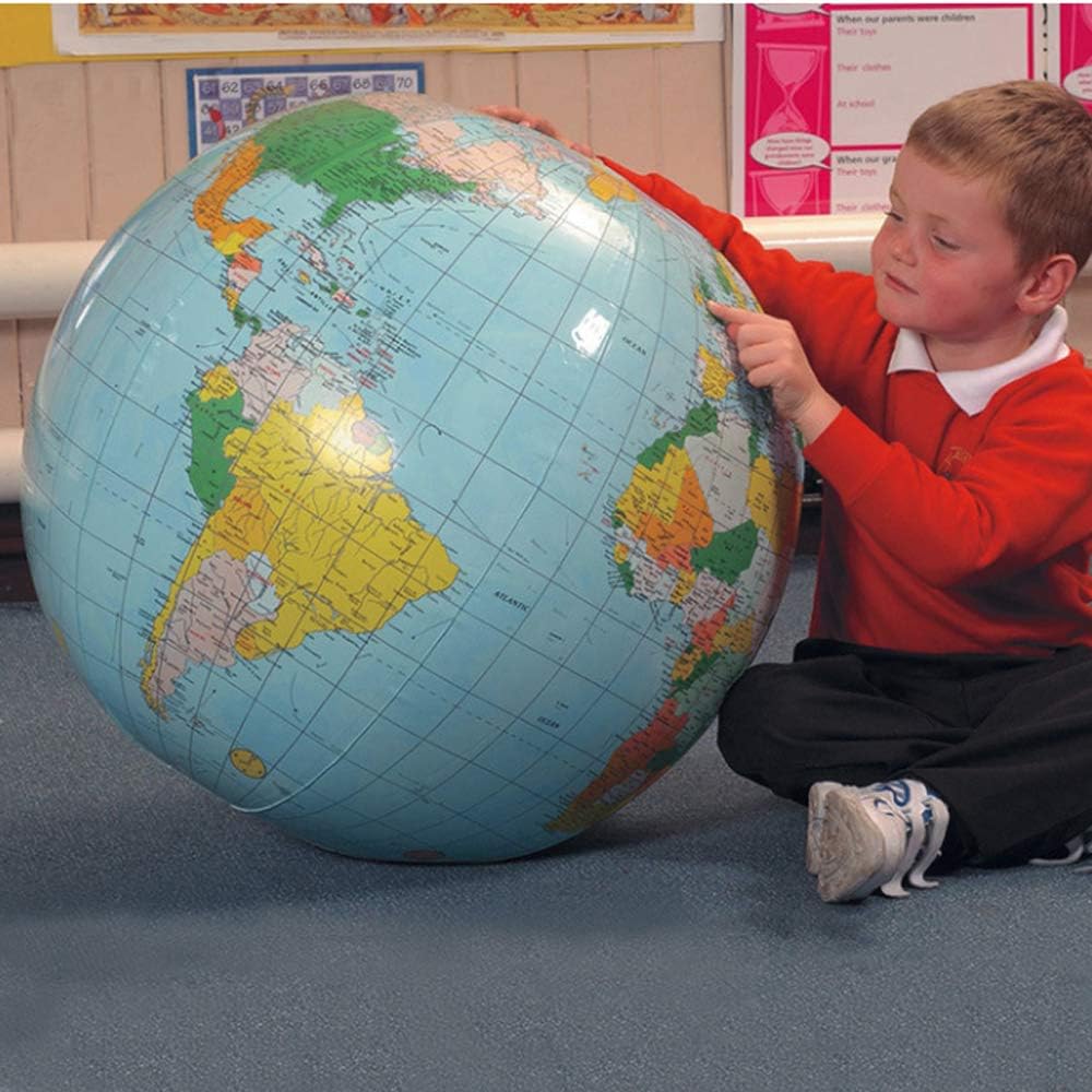 Fournitures D Ecole Materiel En Pvc Cxzc Globe Gonflable 6 Pieces Globes Politiques Et Topographiques Globe Terrestre Gonflable De 30 Cm Ballon De Plage Pour La Fete Fournitures De Bureau Groupisd Com