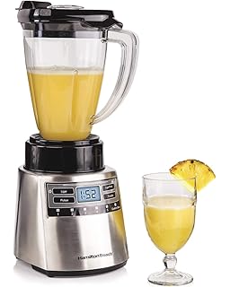 Liquidificador Digital, Preto/Prata, 220v, Hamilton Beach