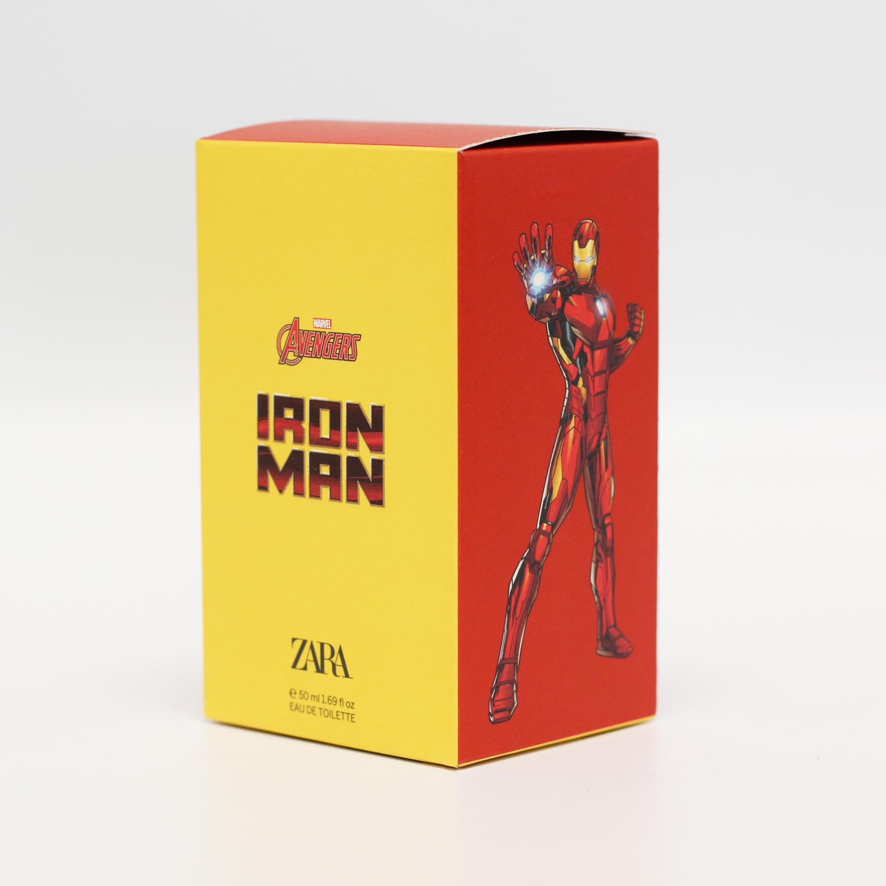 Zara Avengers Iron Man Kids Perfume Fruity Woody with Citrus Pineapple Mandarin Orange and Soft Wood Fragrance Scent EDT Eau de Toilette 50ml (1.69 fl. oz.)