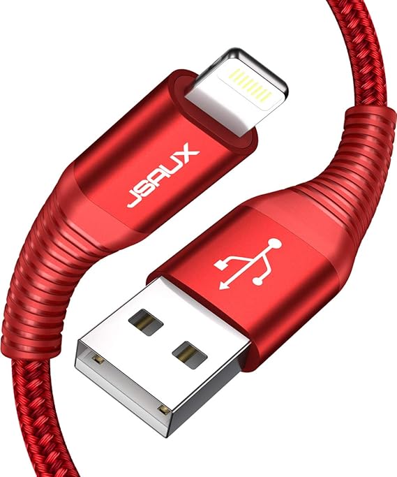 Lightning iPhone Charger Cable 6ft, JSAUX[Apple MFi