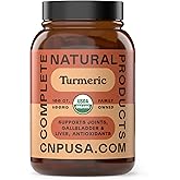 Organic Turmeric Capsules 600mg - Pure Curcumin Root Supplement, Raw Root Powder Pills, Organic Supplements for Liver Gallbladder Support Clean Plant Based Formula Made USA Natural Herbal Wellness Aid