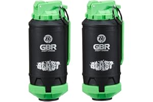 Lancer Tactical - GBR Outdoor 130 Round Spring Powered ABS BB Impact Shower for Airsoft, Pack of 2