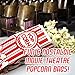Popcorn Bags Coated for Leak/Tear Resistance. Single Serving 1oz Paper Sleeves in Nostalgic Red/White Design. Great Movie Theme Party Supplies or for Old Fashioned Carnivals & Fundraisers! (500)