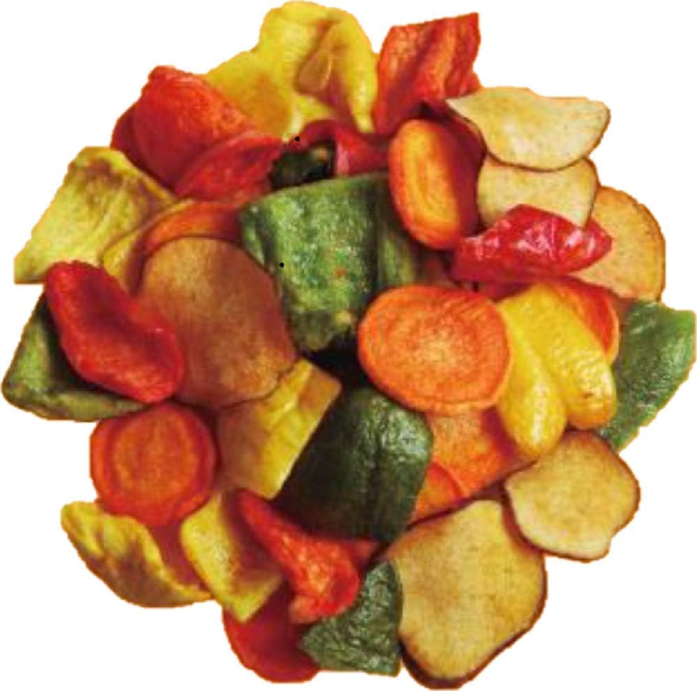 Mixed Veggie Chips (Case Pack 5.25lb) from real vegetables Salt Free, GMO Free, Gluten Free, Nut Free & Low Calories (Original)