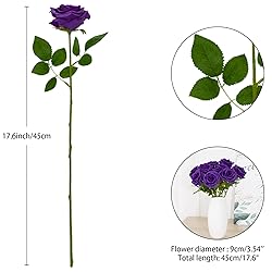 IUKnot Artificial Rose 10pcs Open Flower Bouquet