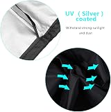 Samhe 32-in Round Fire Pit Cover - Heavy Duty Waterproof & UV Resistant view 6