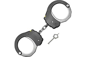 ASP Ultra Double-Locking Chain Handcuffs, Forged Aluminum Handcuffs, Professional Cuffs for Tactical Gear
