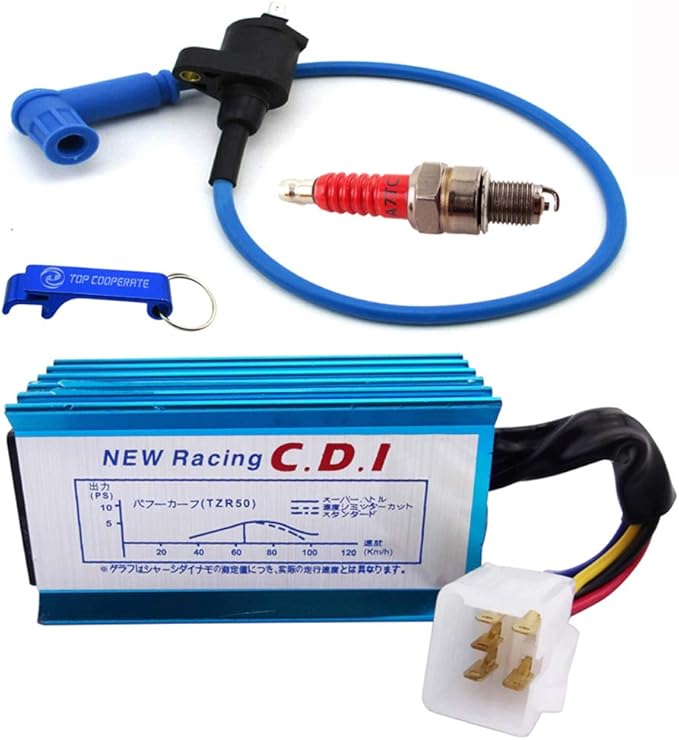 TCMotor High Performance Racing Ignition Coil Aluminum 5