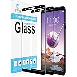 [2-PACK] MP-Mall For LG Stylo 4 Screen Protector [Tempered Glass][Full Cover] with Lifetime Replacement Warranty