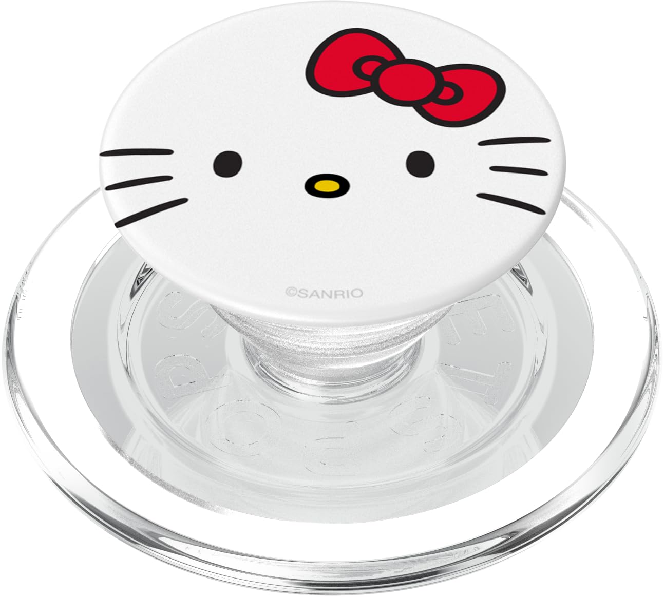 Hello Kitty Open Face PopSockets Stand for Smartphones and Tablets PopSockets PopGrip for MagSafe Image