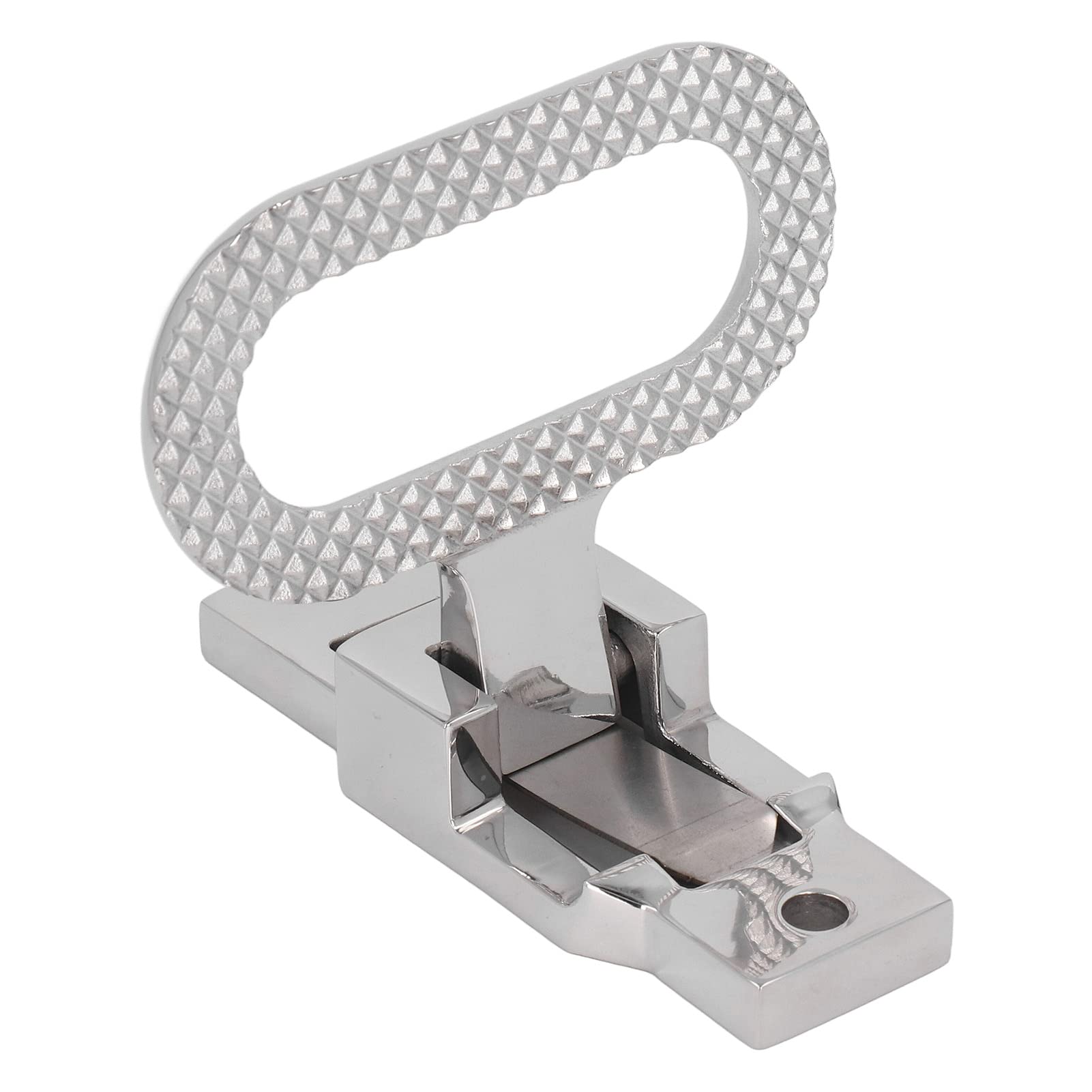 gernie Marine Folding Mast Step, 316 Stainless Steel Marine Folding Mast Foot Pedal, Boat RV Trailer Camper Step, Marine Boat Hardware Accessories, for Boat, Camper,Trailer, RV