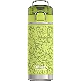 THERMOS ICON SERIES, Water Bottle with Spout - 18 Ounce, Sports Web - Stainless Steel Vacuum Insulated Water Bottle with Lid