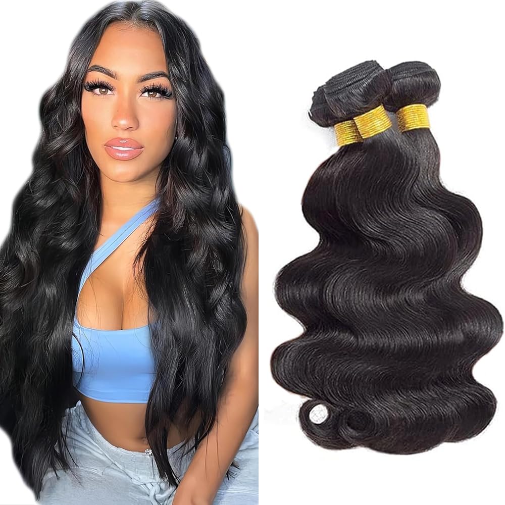 bundles human hair body wave bundles 18 20 22 inch unprocessed brazilian virgin remy hair natural bl