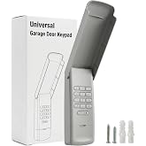 BeanKOneal Garage Door Opener Keypad, Wireless Keyless Entry, Compatible with Select LiftMaster, Chamberlain, Craftsman, Genie, Overhead Door, Linear &amp; Wayne Dalton Openers, Learn Button or DIP Switch