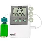 Thomas 1222W14 Traceable Vaccine Thermometer, 5ml Bottle Probe, -50-70&deg;C